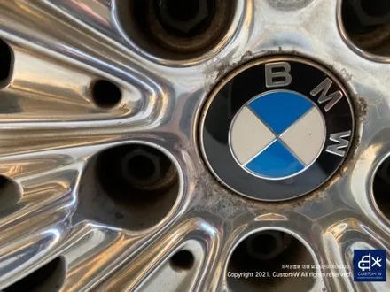 BMW 6GT 640i 럭셔리 646 버핑휠 (폴리싱 일명 빠우휠) 고질병 엄청난 부식 백화 제거 및 상처 수리 후, 건메탈 그레이 휠도색 / 용인 처인구