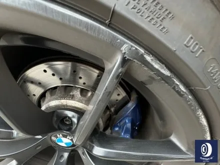 휠 수리 도색 불량 / BMW M4 763M 타 업체 잘못된 휠도색 약품 박리 / 페인트 제거 후, 사틴 블랙 휠 도색 재작업 + 카본 세라믹 골드 캘리퍼 도색 / 용인 처인구