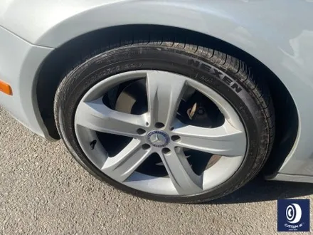 벤츠 W219 CSL350 휠 상처 수리 후, 실버 복원 도색 (타 업체 도색 이력 약품 박리 페인트 제거 후, 재작업 + 센터 휠 캡 + 타이어 신품 교환 장착) / 용인 처인구