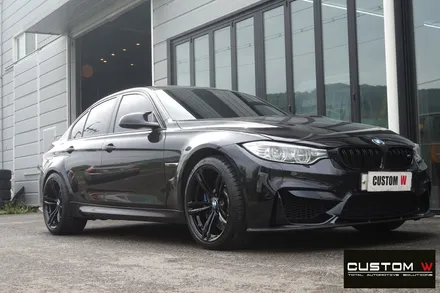 BMW M3,M4 437M 휠 상처 수리 후, 블랙 유광 휠도색. / 용인 처인구