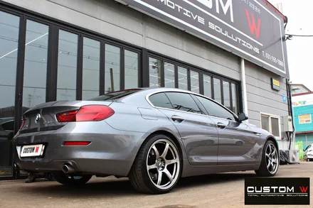 BMW 640d 20인치 볼크 레이싱 휠 상처 수리 후 고스트 크롬 휠도색 / 용인 처인구
