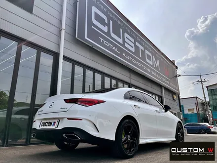 벤츠 CLA250 블랙유광 휠도색 + 애시드 그린 형광 캘리퍼 도색 / 용인 처인구