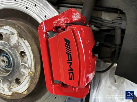벤츠 A45 AMG 블랙실버 무광 투톤 휠도색 & 레드 캘리퍼 도색 / 용인 처인구