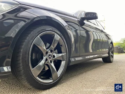 벤츠 C220d 휠수리 후 고스트 크롬 휠도색 / 용인 처인구