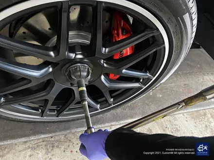 벤츠 G63 AMG G바겐 22인치 블랙 실버 투톤 무광 휠도색 / 용인 처인구