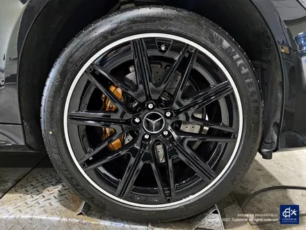 벤츠 GT43 AMG 휠수리 후 블랙 실버 투톤 유광 휠도색 / 용인 처인구