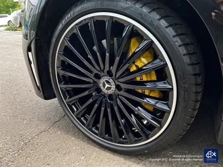 벤츠 CLS450 휠수리 후 블랙 실버 투톤 유광 휠도색 / 용인 처인구