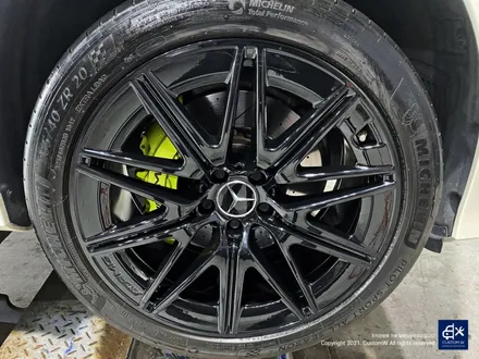 벤츠 GT43 AMG 휠수리 후 블랙유광 휠도색 / 용인 처인구