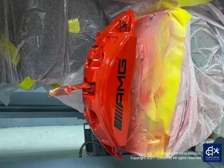 벤츠 GLE53 AMG 블랙 유광 휠도색 그리고 레드 캘리퍼 도색까지_! 완벽한 컬러 밸런스_! / 용인 처인구