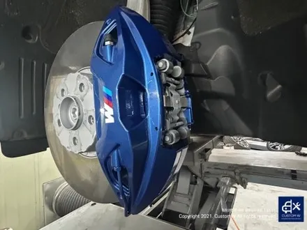 와_! 이게 플렉스다_! 전기차 럭셔리 세단 BMW I7 블루 캘리퍼 도색 고객과의 소통을 중요시하는 커스텀 W (feat. 훈훈한 카톡 내용 캡처 ) / 용인 처인구