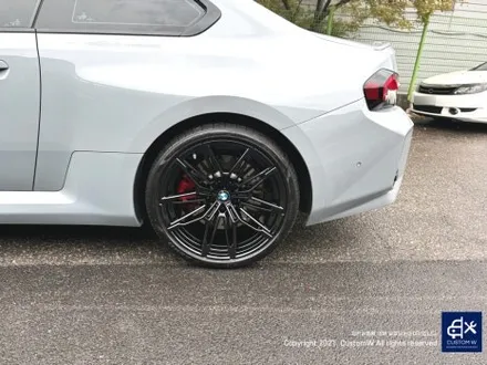 믿고 맡기는 커스텀 W_! 캐리어 카 (세이프 티 로더)를 이용해서 입출고_! BMW G87 신형 M2 블랙 유광 휠도색 & 레드 캘리퍼 도색 / 용인 처인구