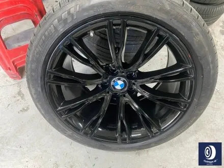 BMW F15 X5 20인치 인디 비주얼 휠 / 휠 수리 도색 불량 기존 페인트 제거 (약품 박리) 후, 블랙 유광 휠도색 재작업 / 용인 처인구