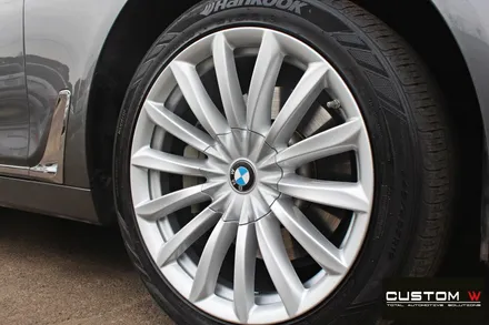 BMW G12 730Ld 휠 상처 수리 후 실버 휠복원 / 용인 처인구