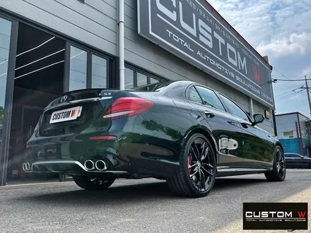 벤츠 E53 AMG 블랙유광 휠도색 + 레드 캘리퍼 도색 / 용인 처인구