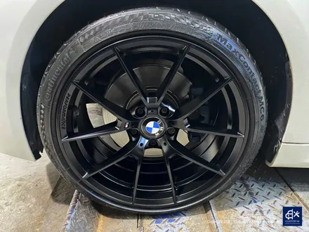 BMW F30 328i 휠수리 후 무광 블랙 휠도색 / 용인 처인구