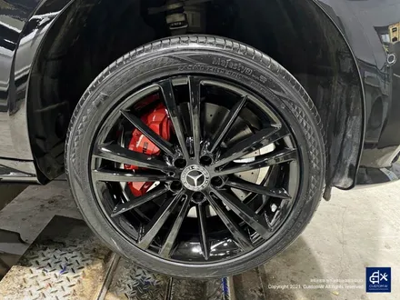벤츠 CLS400d 휠수리 후 블랙유광 휠도색 / 용인 처인구