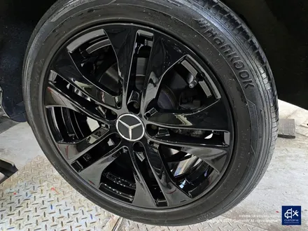 벤츠 W204 C220d 휠수리 후 블랙 유광 휠도색 / 용인 처인구