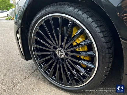 벤츠 CLS450 휠수리 후 블랙 실버 투톤 유광 휠도색 / 용인 처인구