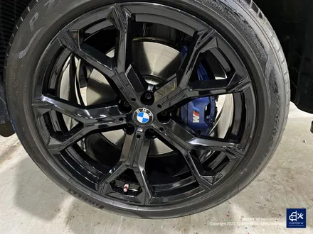 BMW G06 X6 21인치 741M 휠수리 후 블랙유광 휠도색 / 용인 처인구