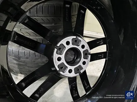 BMW 6GT 620d 647M 휠수리 후 블랙유광 휠도색 + 블루 캘리퍼 도색 / 용인 처인구