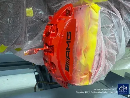 벤츠 GLE53 AMG 블랙 유광 휠도색 그리고 레드 캘리퍼 도색까지_! 완벽한 컬러 밸런스_! / 용인 처인구
