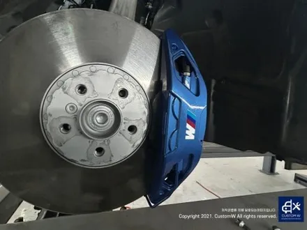 와_! 이게 플렉스다_! 전기차 럭셔리 세단 BMW I7 블루 캘리퍼 도색 고객과의 소통을 중요시하는 커스텀 W (feat. 훈훈한 카톡 내용 캡처 ) / 용인 처인구