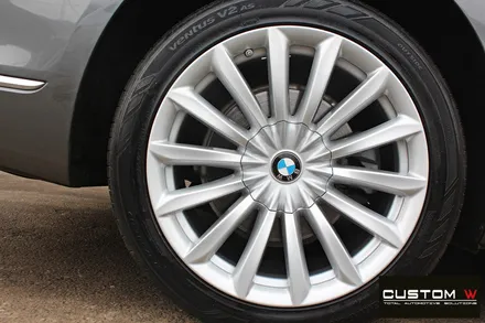 BMW G12 730Ld 휠 상처 수리 후 실버 휠복원 / 용인 처인구