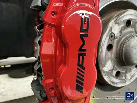 벤츠 A45 AMG 블랙실버 무광 투톤 휠도색 & 레드 캘리퍼 도색 / 용인 처인구