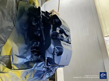 BMW 730Ld 박리 후 블랙유광 휠도색 + 블루 캘리퍼 도색 / 용인 처인구