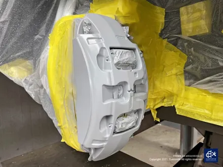 벤츠 GLE53 AMG 쿠페 블랙유광 휠도색 + 레드 캘리퍼 도색 / 용인 처인구