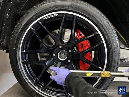 벤츠 G63 AMG G바겐 블랙 실버 무광 투톤 휠도색 / 용인 처인구