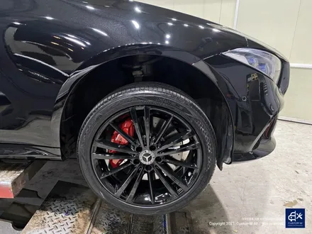 벤츠 CLS400d 휠수리 후 블랙유광 휠도색 / 용인 처인구