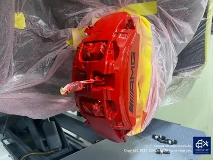 벤츠 GLE53 AMG 블랙 유광 휠도색 그리고 레드 캘리퍼 도색까지_! 완벽한 컬러 밸런스_! / 용인 처인구