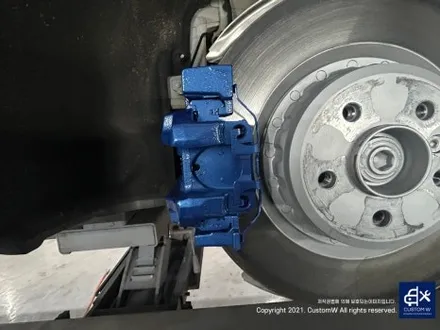 와_! 이게 플렉스다_! 전기차 럭셔리 세단 BMW I7 블루 캘리퍼 도색 고객과의 소통을 중요시하는 커스텀 W (feat. 훈훈한 카톡 내용 캡처 ) / 용인 처인구
