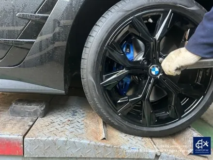 BMW G24 420i 860M 19인치 유광 블랙 휠 도색 + 휠 커버 20개도 함께 도색. (feat. 휠 커버가 왜 이리 많은 건가..;;) / 용인 처인구