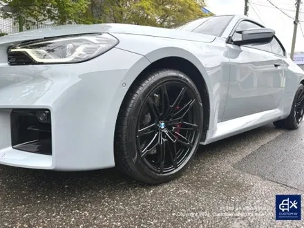 믿고 맡기는 커스텀 W_! 캐리어 카 (세이프 티 로더)를 이용해서 입출고_! BMW G87 신형 M2 블랙 유광 휠도색 & 레드 캘리퍼 도색 / 용인 처인구
