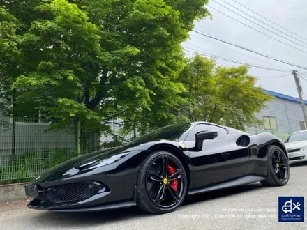 Ferrari 페라리 296 GTS 신차 출고  작업 번호판 미장착  미등록 차량 사틴 블랙 / MATT BLACK ( 무광 검정) 휠 도색_! / 용인 처인구