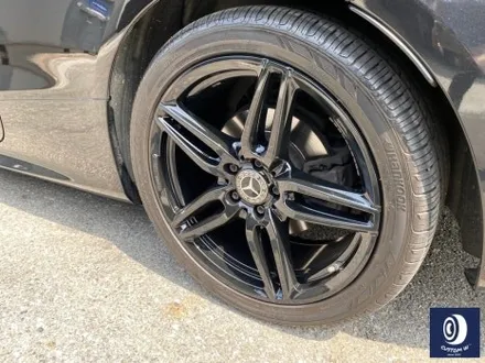 감동적인 후기글을 작성해 주신 고객분의 차량/ 벤츠 E220D 카브리올레 19인치(일명 AMG 별휠) 블랙 유광 휠도색 (feat. 보험 긴급 출동 서비스를 이용한 캐리어 카 입출고) / 용인 처인구