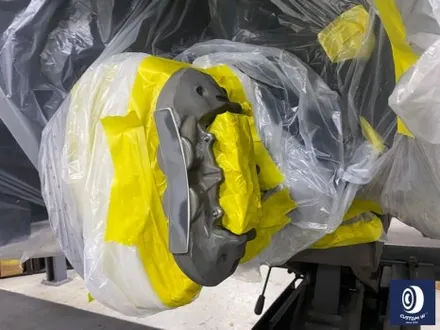 작업 후기글 작성해 주신  고객님의 차량_! 벤츠 W204 C63 노후된 휠 깔끔하게 블랙 유광 휠도색 그리고 캘리퍼 도색 작업까지_! ( 커스텀 W 자세한 입출고 과정 참고하세요) / 용인 처인구