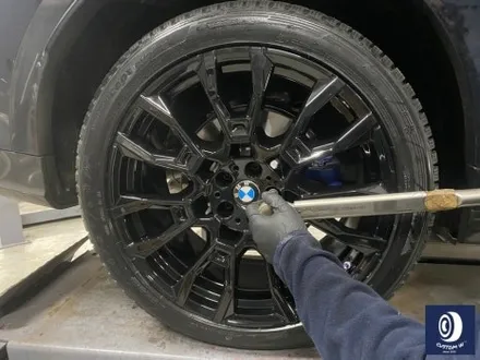 BMW G06 X6 40i 915M 21인치 휠 상처 수리 후, 하이그로시 블랙 / 검정 유광 휠도색 / 용인 처인구