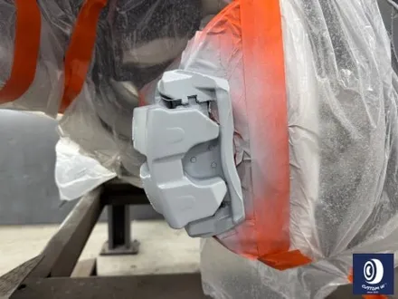 레인지로버 P530 신차 출고 작업 22인치 블랙 유광 휠도색 +  Brembo Octyma SV 리미티드 에디션 브렘보 옥티마 옐로우 컬러 캘리퍼 도색 / 용인 처인구