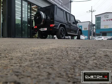 벤츠 G바겐 G350  블랙유광 휠도색 , 레드 캘리퍼 (AMG 로고) 도색 작업 커스텀W / 용인 처인구