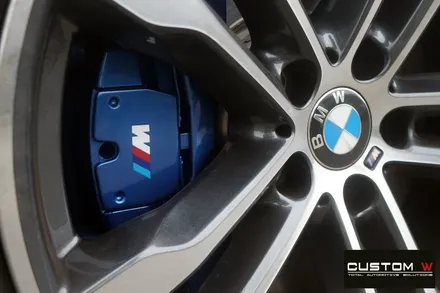 BMW X5 50D 상처난 다이아몬드 컷팅 휠수리 & 부식 녹 제거 후, 캘리퍼 도색 작업 까지.! / 용인 처인구