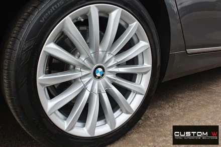 BMW G12 730Ld 휠 상처 수리 후 실버 휠복원 / 용인 처인구