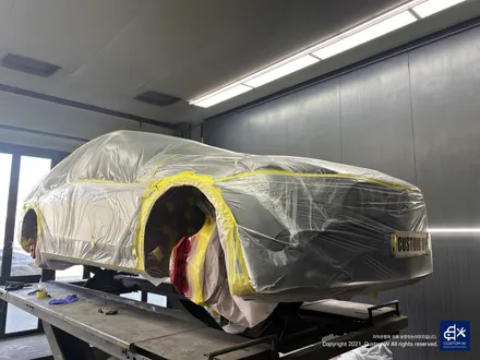 벤츠 E53 AMG 블랙실버 투톤 휠도색 + 레드 캘리퍼 도색 / 용인 처인구