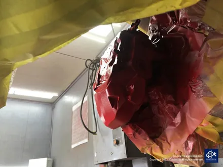 벤츠 E450 카브리올레 휠 상처 수리 후 블랙유광 휠도색 & 레드 캘리퍼 도색 / 용인 처인구
