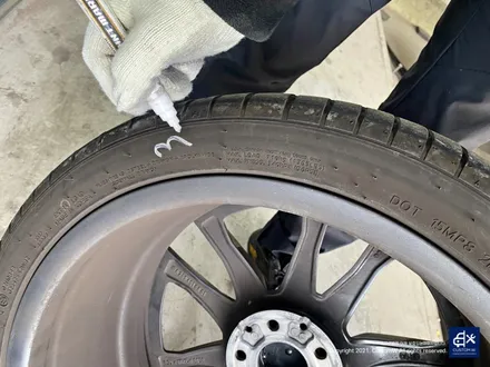 벤츠 C43 AMG 블랙유광 휠도색 + 레드 캘리퍼 도색 / 용인 처인구