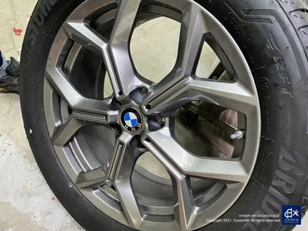 BMW X3 블랙유광 휠도색 + 레드 캘리퍼 도색 / 용인 처인구