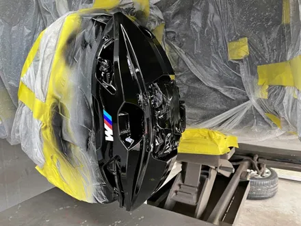 BMW G11 730d 휠 수리 불량 재작업 약품 박리 후 고스트 크롬 휠도색 + 블랙 캘리퍼 도색 / 용인 처인구