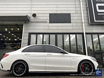 벤츠 C43 AMG 블랙 실버 유광 투톤 휠도색 / 용인 처인구